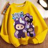 Children's Round-neck Hoodies, Cute Long-sleeved Hoodies for Boys and Girls In Spring and Autumn