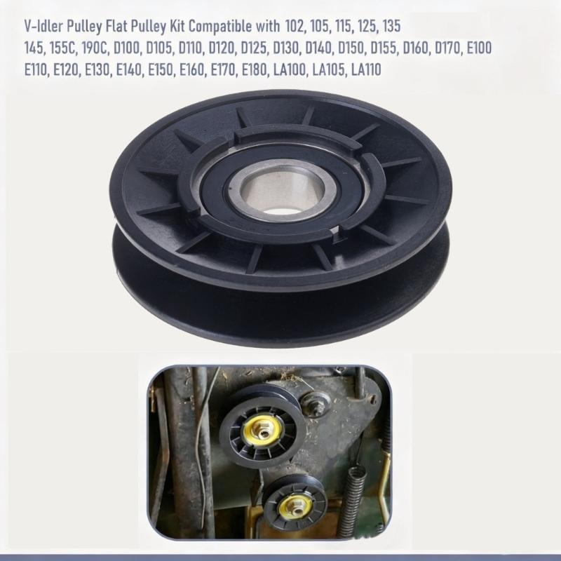 MXLA GX20286 GX20287 Lawn Mower Belt V Idler Pulley Compatible for LA155 LA165 LA175 D110 D120 D130 D140 D150 D160 Models