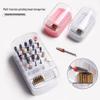 Cross-Border Manicure 30-Hole Grinding Head Storage & Cleaning Box