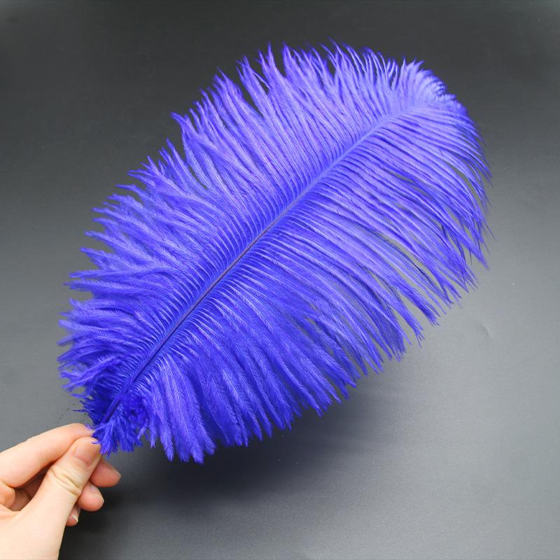 Красочные страусиные перья 30-35 см — фото 8