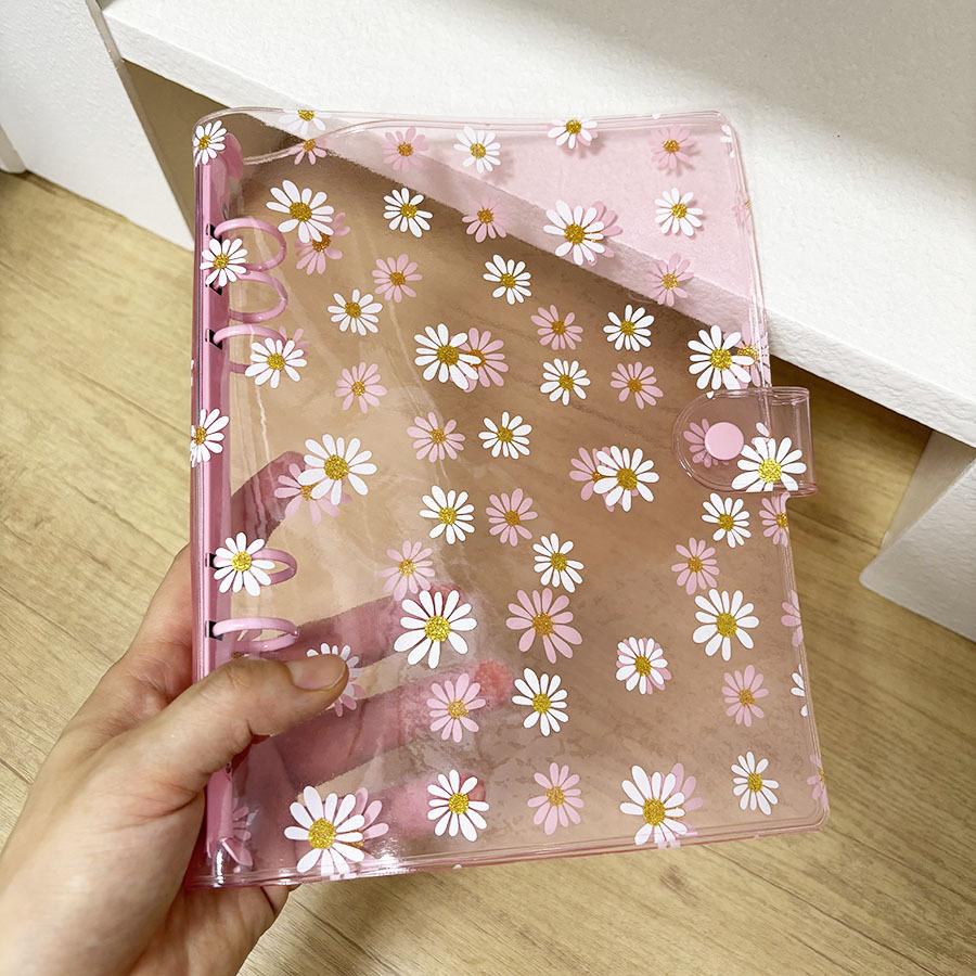 A5 A6 Daisy Binder Photo Card Collection Book Postcard Organizer Diary Notebook School Stationery