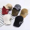 Hard Top Cap Women'S Spring And Summer Letters Big Head Circumference Hat Baseball Cap Sun Hat Men'S Trendy Embroidery