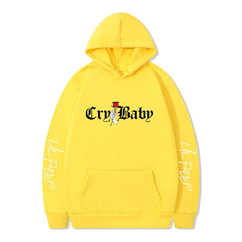 New product, American rap singer lil peep shirt men's and women's fleece hooded sweater