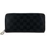N63095 Гаманець Zippy з блискавкою по периметру, шкіра Damier Grafitte, вертикальний, чорна шкіра, чоловічий, Вживаний