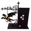 Unique Holiday Souvenir Magical Flying Dragon Bookshelf Lamp, Warm Hanging Night Light, Fantasy Sculpture with Stand Reading Nook Decor, Gift