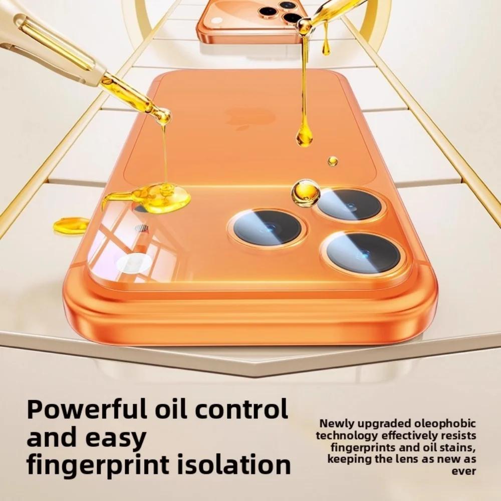360° All -Round Real Machine Color Camera Lens Anti-reflection Glass Protector Film For IPhone17 Pro Max Rear Protect Cap