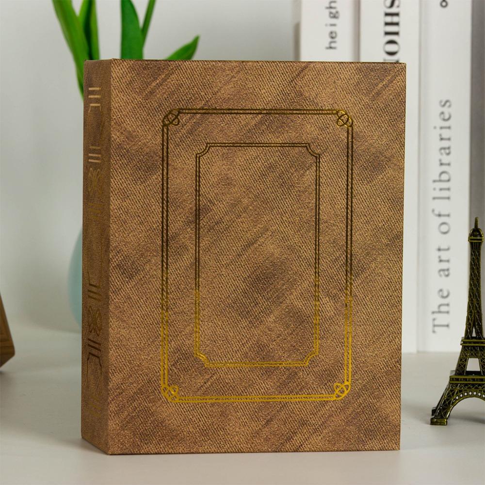 Linen Fabric Photo Album Gold Foil Loose-leaf Photo Album Luxury Collection Album Anniversary Gift