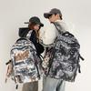 Schoolbag high school schoolbag boys high value large capacity junior high school new graffiti college student backpack to reduce the burden