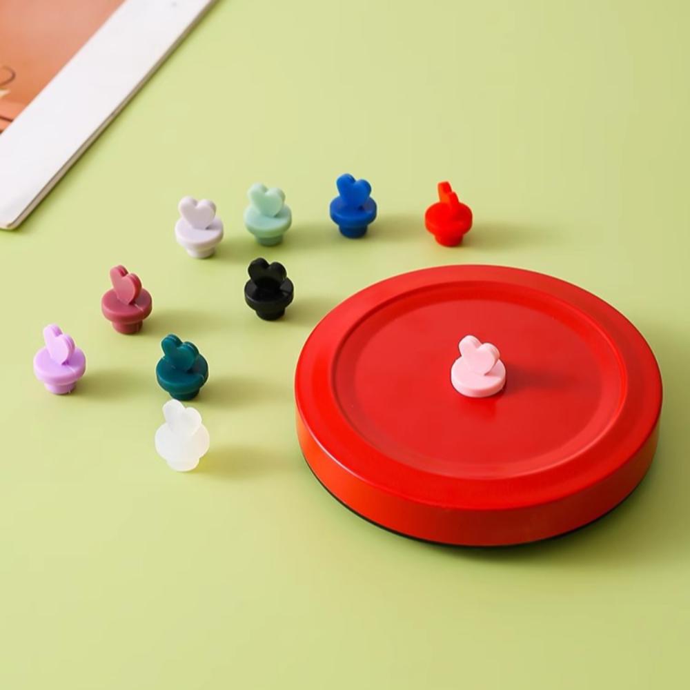 Love Glass Straw Hole Silicone Stopper Reusable Bottle Stopper Cap Cup Accessories