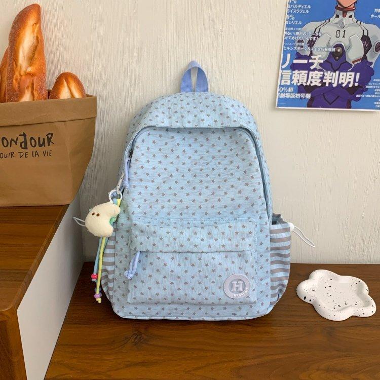 Schoolbag high value versatile simple student schoolbag sweet commuting backpack Korean ins casual outdoor backpack