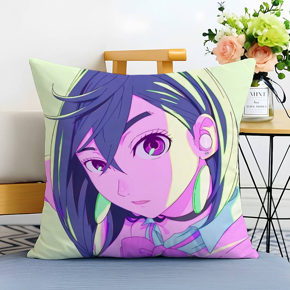 Anime D-Dandadan-MT Cartoon Pillow Case Printed Brushed Fleece Pillow Baby Skin-Touch Eco-Friendly Dye-Sublimat