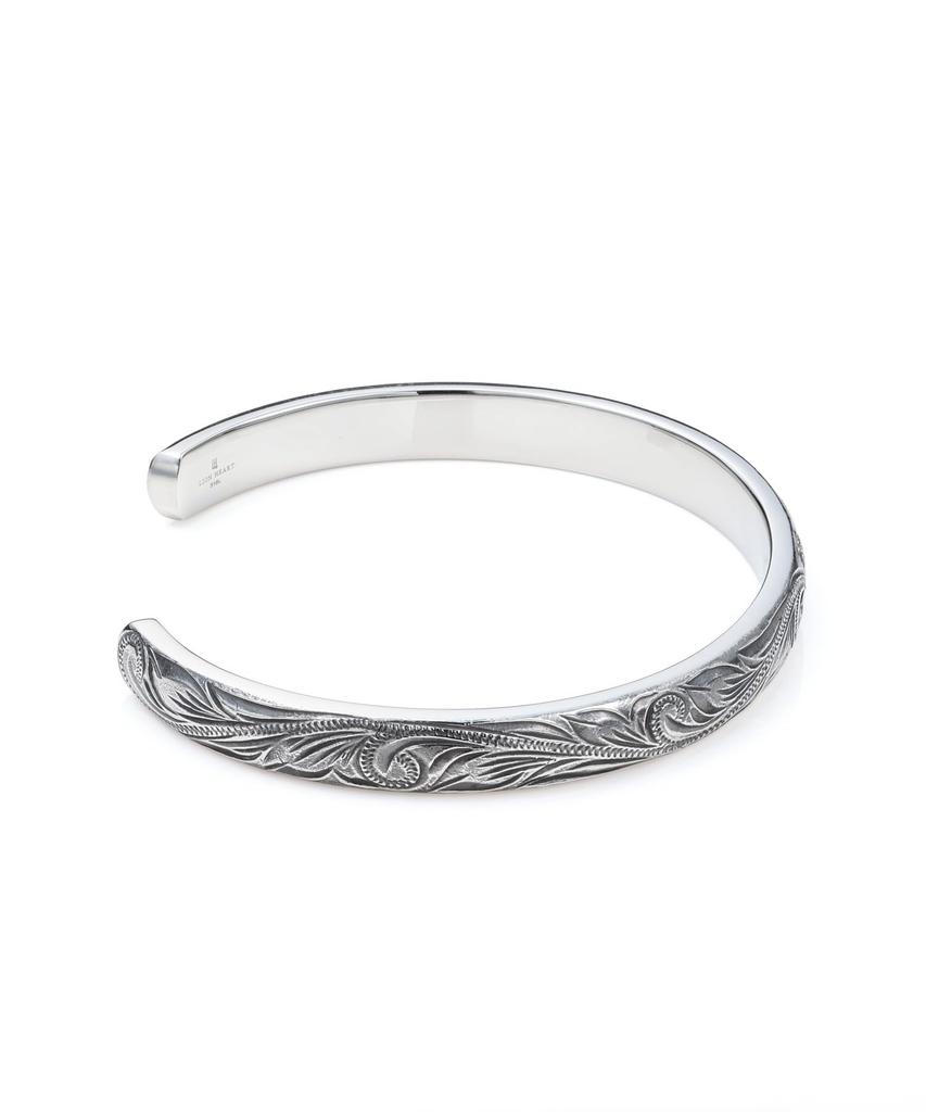 [Lionheart] Bangle/Wristband [Limited Edition] "HAWAIIAN" Round Bangle/Surgical Stainless Steel (Hypoallergenic)