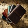 Cross-border Leather Passport Holder & Retro Genuine Leather Notebook