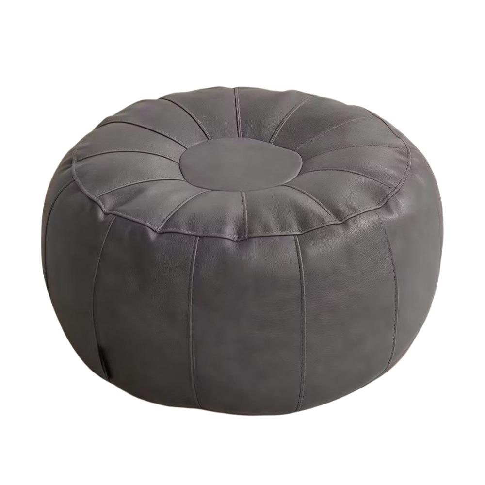 Große Kapazität Ungefüllter Kissenbezug Rutschfester Sofa Hockerbezug Verdicktes Leder Hocker Schlafzimmer