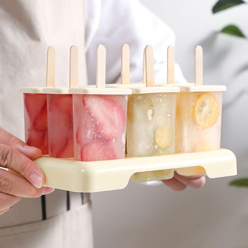 DIY Popsicle Molds 9 cell Ice Cream makers for Ice Cream Popsicle Yogurt Pudding  Ice Cube Tray Freezer tools