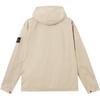 STONE ISLAND Solid Color Hooded Zip Jacket Men Jackets Desert-Gray K1S1541000-91S0010-V009A