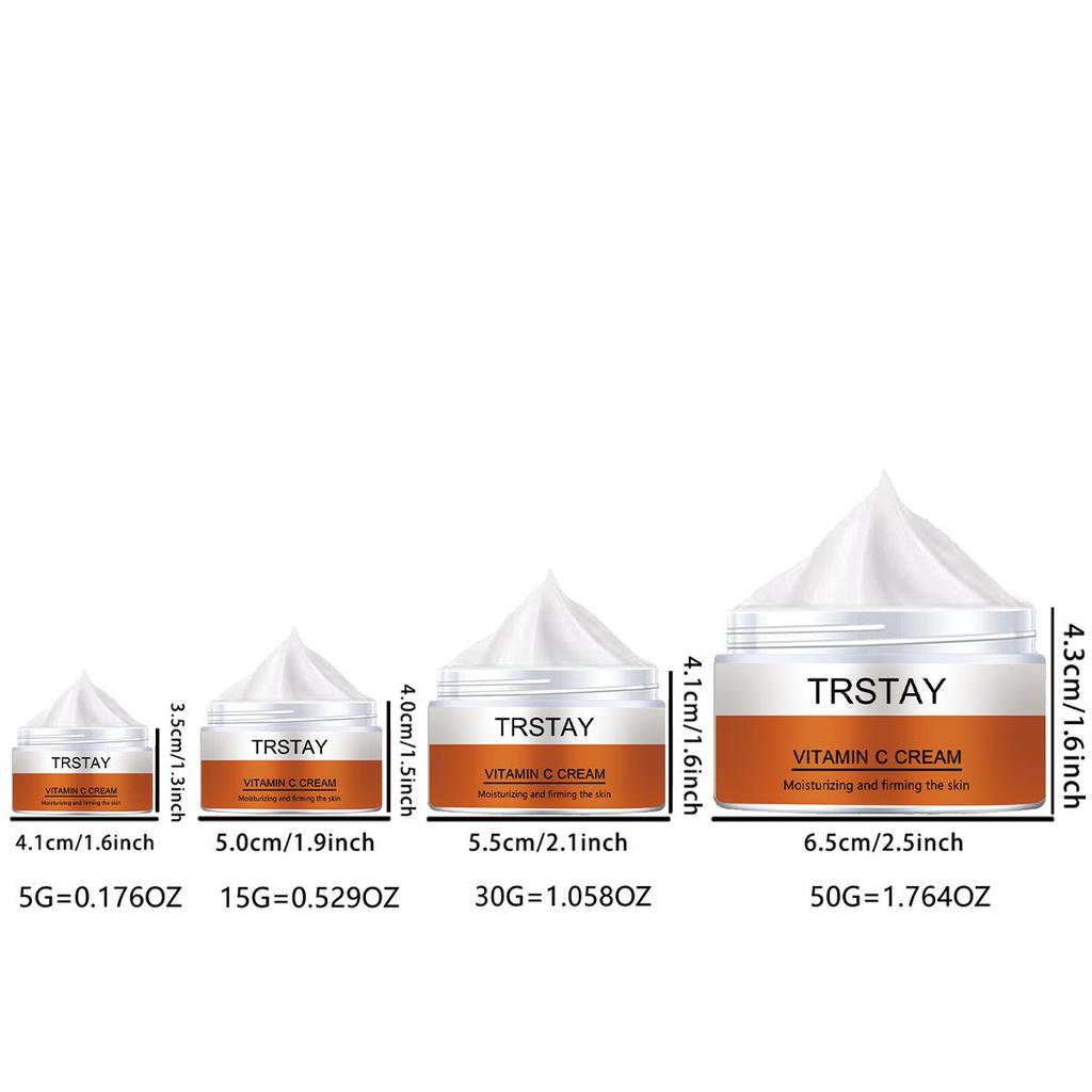 TRSTAY Vitamin C For Face Cream Pigments Dark Spots Removal Whitening Facial Cream Lightening Skin Care Products Beauty Health
