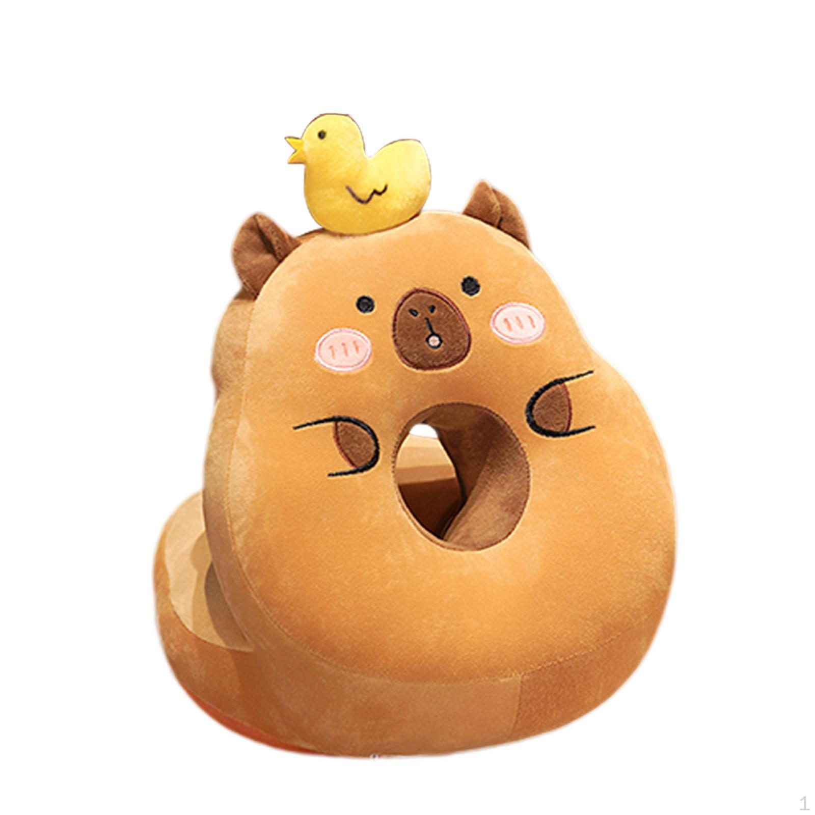 Уютная плюшевая капибара и мягкая подушка для всех возрастов Round eyes 1659₽