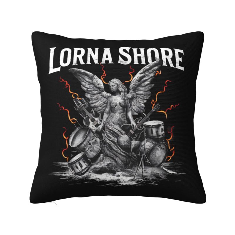 Custom Shores Band Death Metal Lornas Pillow Case 40X40Cm Nordic Cushion Cover Soft Pillowcase