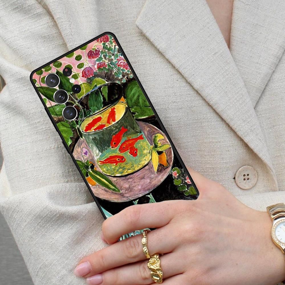 Henri Matisse Art Painting SOFT Cell Phone Case for Samsung Galaxy S26 Ultra S25 S24 S23 S22 S21 S20 Note10 Cover