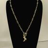 2pcs Simple Cowboy Boot Pendant Necklace Vintage Trendy Niche Choker for Women