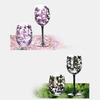 Handmade Painted Glass Wine Glasses Four Seasons Tree Goblet Gift for Friend