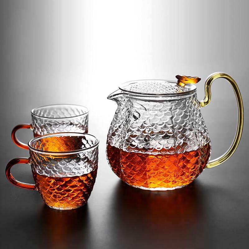 Shangqi Hitzebeständiges Glas Teekannen-Set