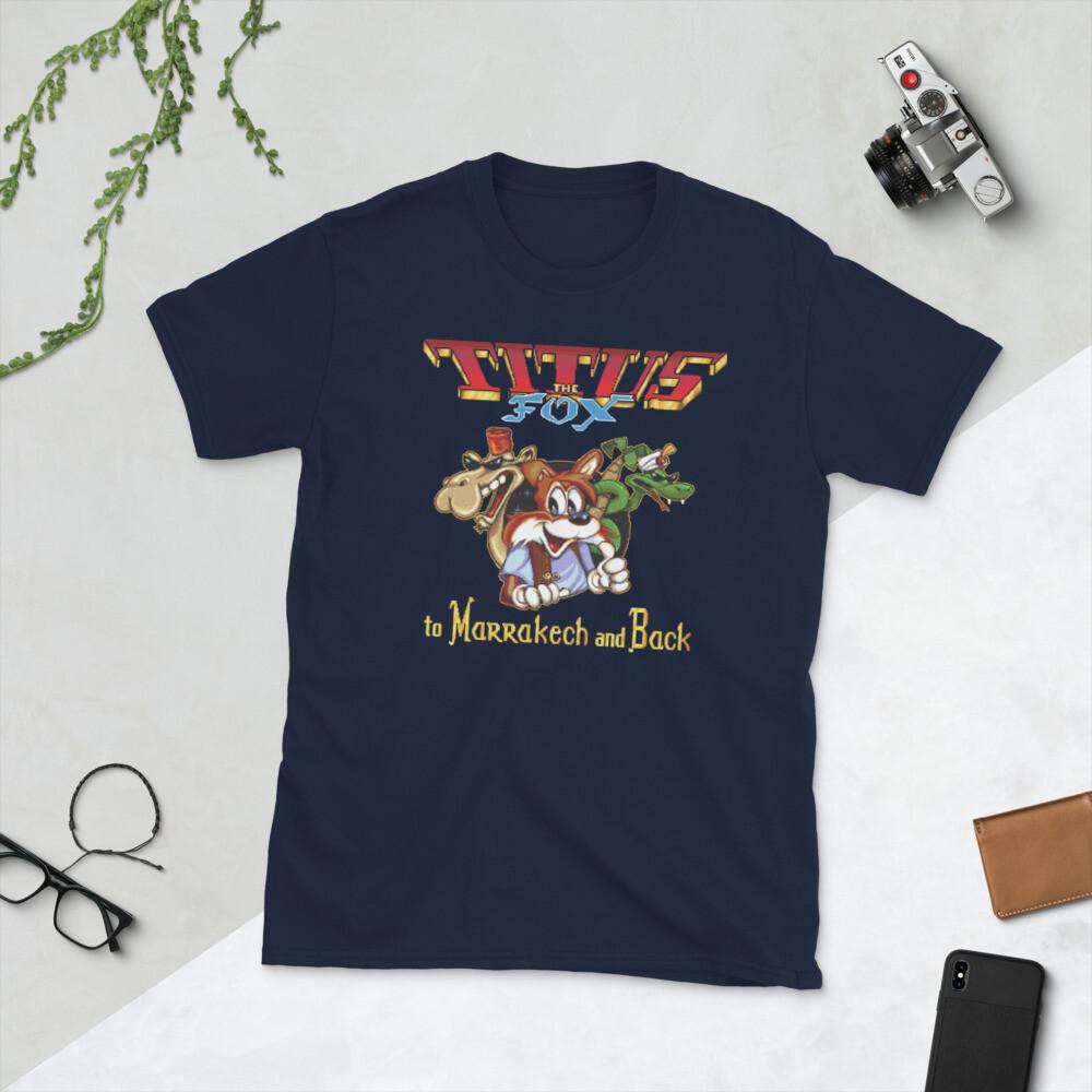 Titus the Fox retro video game Short-Sleeve Unisex T-Shirt 3XL