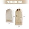 Space Saving PEVA Dust Cover With Viewing Panel  Clothing Protector For Wardrobe Suitcase Hanging Garment Bag f