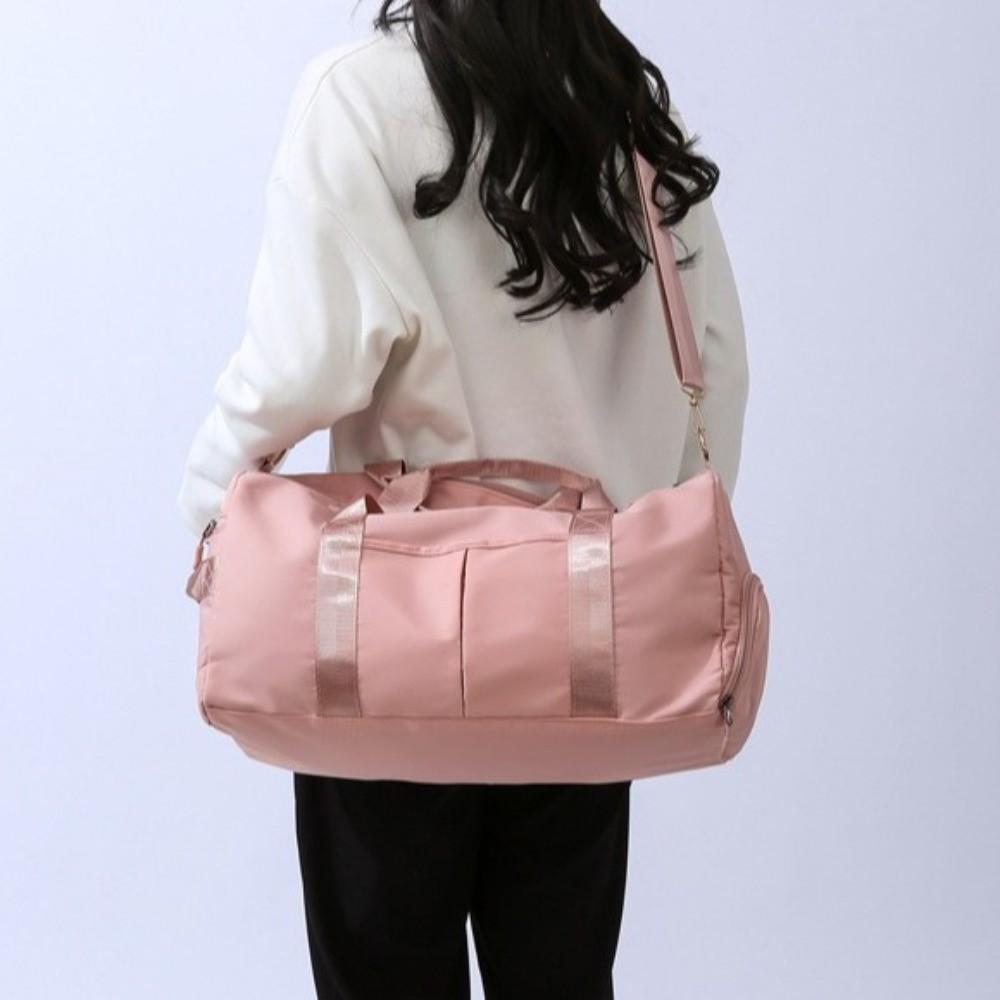 Oxford Nylon Duffel Bag Multifunktionale Sporttasche Schultertasche Faltbare Reisegepäcktasche Mädchen