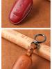Premium Cowhide Genuine Leather Key Case for L9 Model - Ideal Car Key Protector