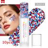 Body Glow Stick Face Sparkle Gel For Festival Makeup And Carnival Fun