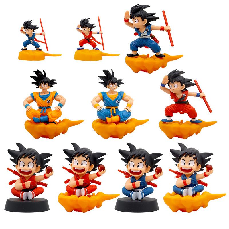 HOT Cartoon Anime Figure Dragon Ball Z Children Toys Doll Kawaii Goku Model Accessories Children's Durable Gift Action Figures Hobbies