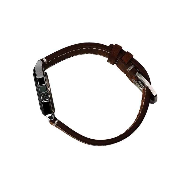 Casio Ceas personalizat serie modificată oglindă gradient verde și roz carcasă rășină argintie ceas pătrat mic retro clasic F-9 F-91WM-7A