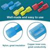 A20F-280PCS Spade Connector Kit, 22-10AWG Quick Disconnect Wire Connectors, Nylon Insulated Spade Terminal Connectors