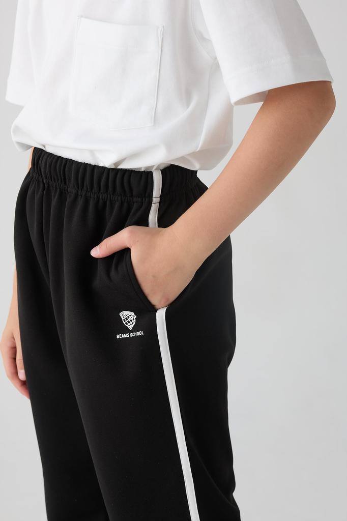 Beams School Jersey Set and Size 150 Water-Repellent (Top Bottoms), 143201, Kids, Black,