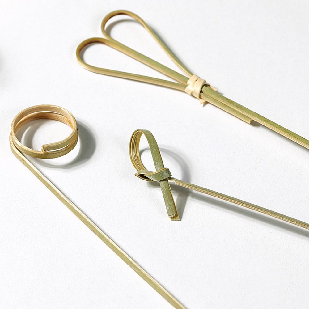 Decoration Kitchen & Bar Cocktail Decoration Bamboo Stick Fruit Stick Art Flower Stick Toothpick