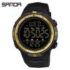 Sanda Luminous Waterproof Sport Wristwatch - Fashionable, Simple, Versatile, and Perfect for Students.