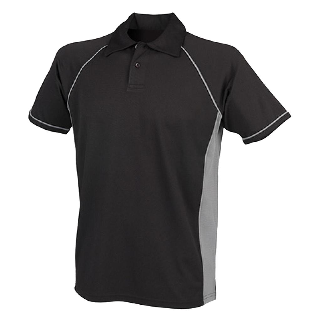 Finden & Hales Mens Performance Piped Polo Shirt