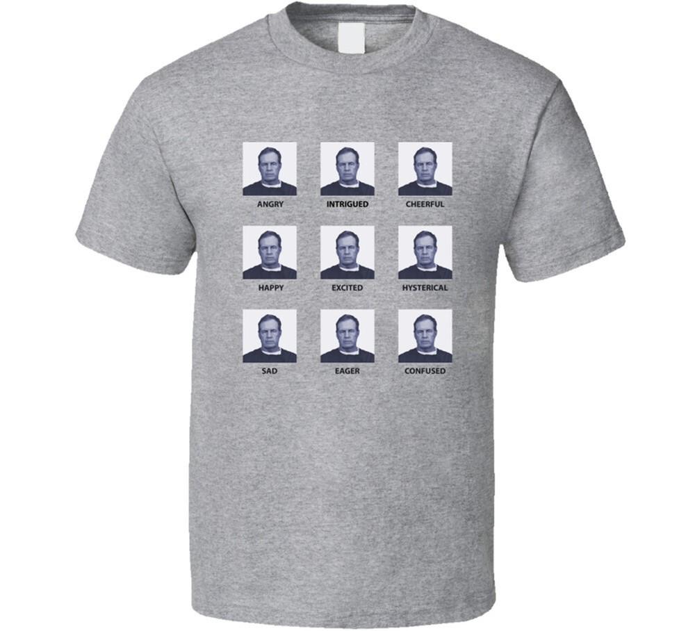 

Bill Belichick Facial Expressions New England Football Fan Funny Gift T Shirt M