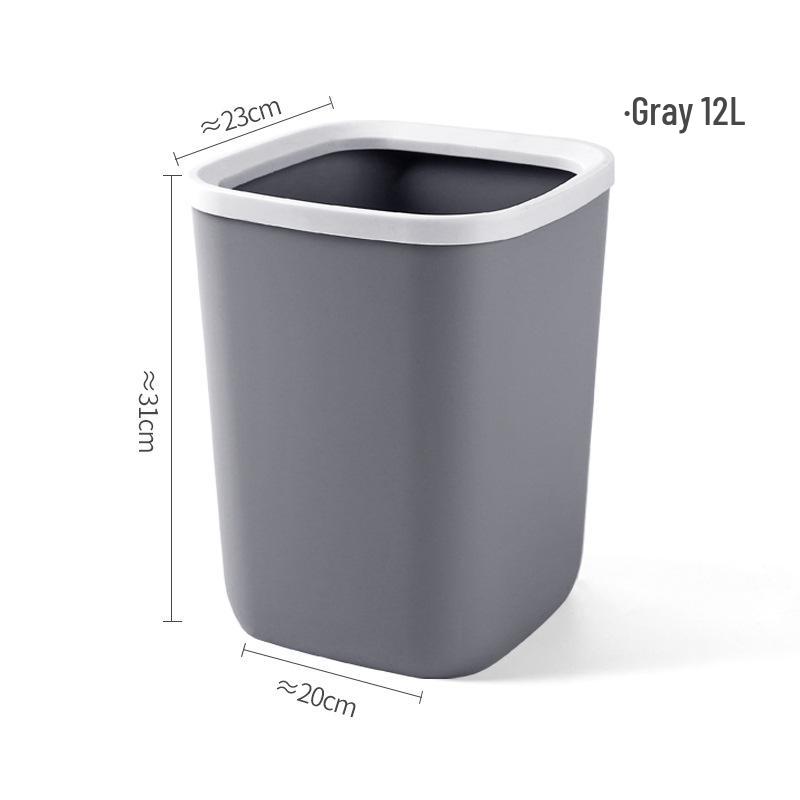 Nordic Style Large Trash Can for Home - Living Room, Bedroom, Kitchen & Bathroom