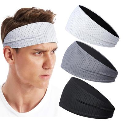 Sport Haar Breit für und Gesichtsgröße D Herren Stirnband, 11,5 cm breit, Bandana, Turban, Schweißband, Dehnbar, Saugfähig, Bad, Yoga, Waschen, Unisex,