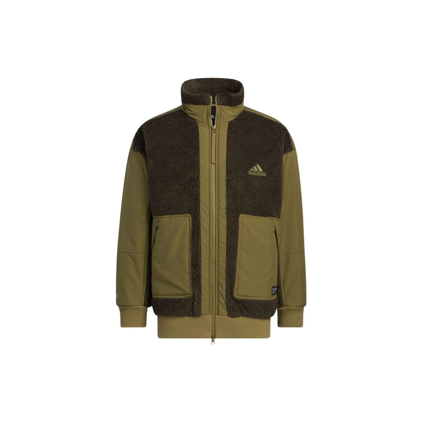 adidas PRSVE BOA Sherpa Jacket Shadow Olive HP1390 S