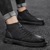 New Fashion Autumn And Winter Men's High Top Martin Boots Students Male Boys Trending Soft Sole Work Shoes Labor Protection Martin Sneakers