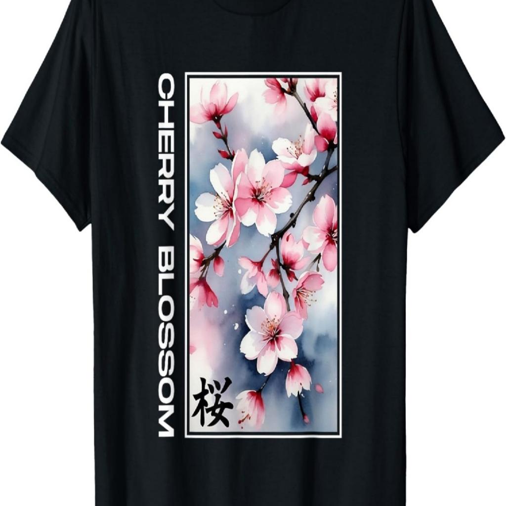 SakuraBlossom Creations - Aesthetics Cherry Blossom T-Shirt(1)