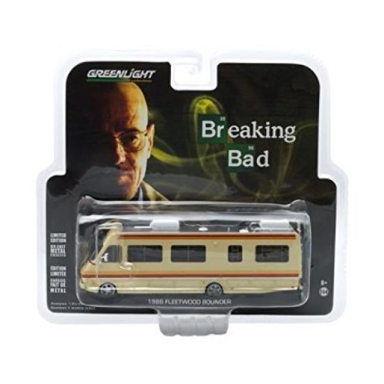 GreenLight Collectibles Breaking Bad TV Series 1986 Fleetwood Bounder RV Vehicle Import 2008-13 - (164 Scale) [parallel
