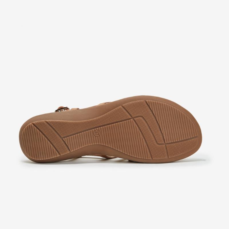 Young Age Women Multi Skinny Sandals Brown