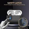Carbon Fibre Switch Lock Bluetooth Earphone Case For Airpods Pro Luxury Charging Box Protective Cover For Airpods 2 3 2021 Pro 2