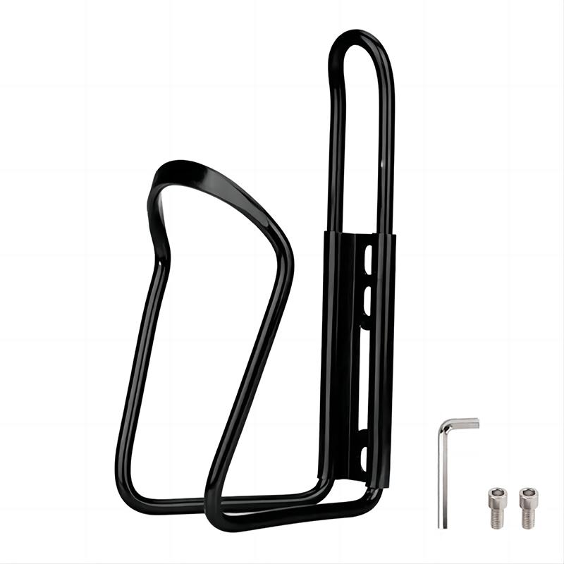 

Держатель для велосипедной бутылки из алюминиевого сплава, Велоспорт, Напиток, Стойка для бутылки с водой, Крепление для горного складного велосипеда, Клетка чёрный