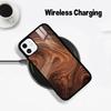 Natural Wood Texture For IPhone17 16 15 14 13 12 11 Plus Pro Max Plus Wireless Charger Phone Case
